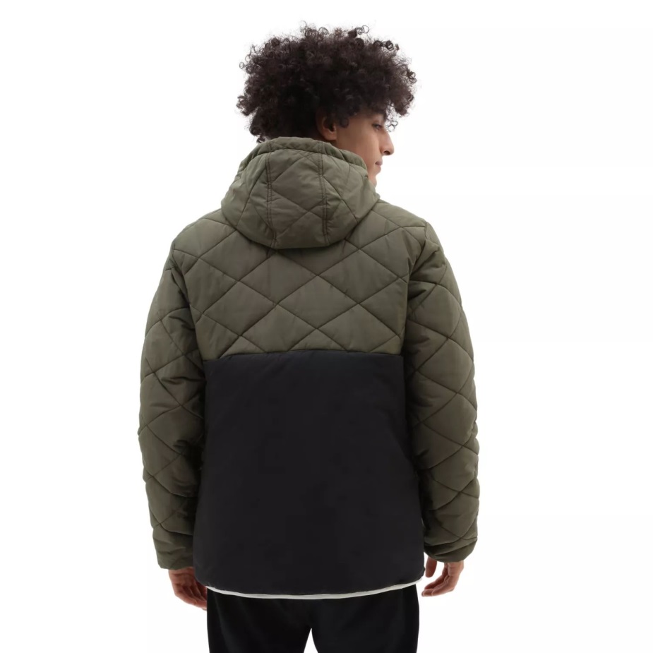 Mt Vans Mte-1 Colorblocked μπουφάν μαύρο-πράσινο