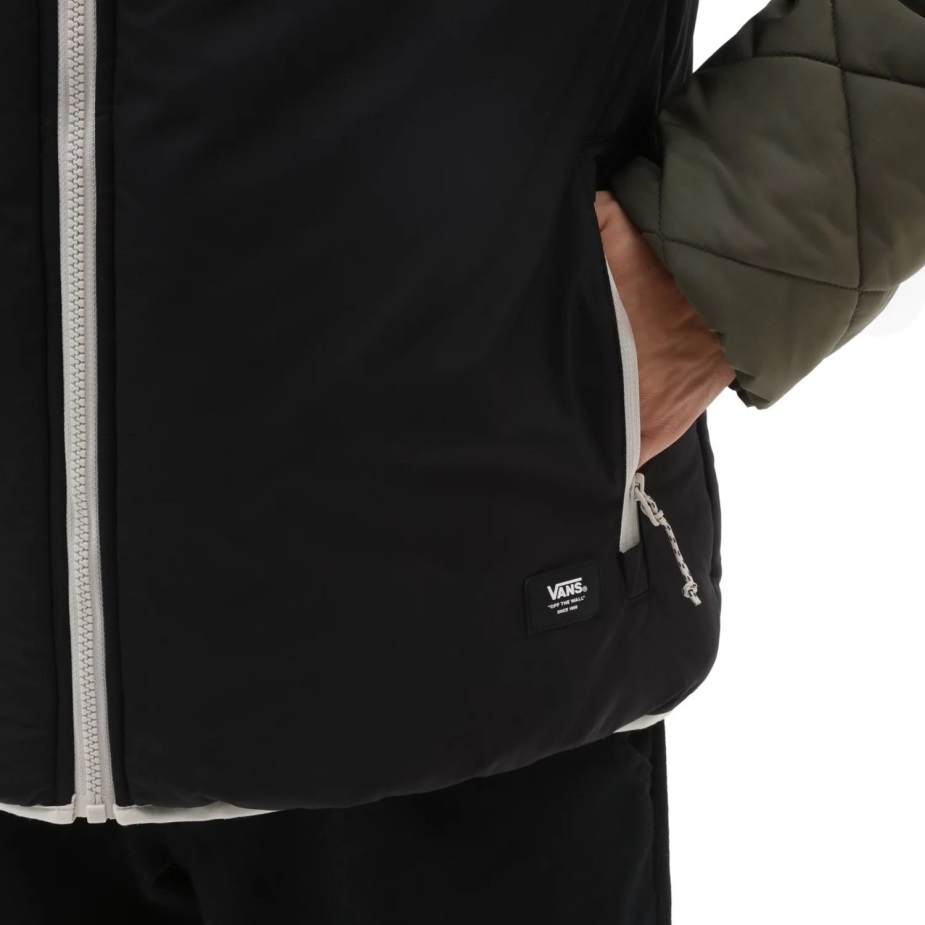 Mt Vans Mte-1 Colorblocked μπουφάν μαύρο-πράσινο