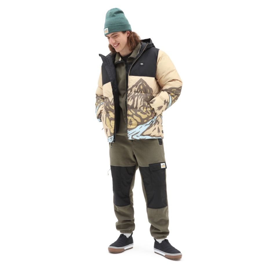 Mt Vans Mte-1 Puffer Jacket μπεζ