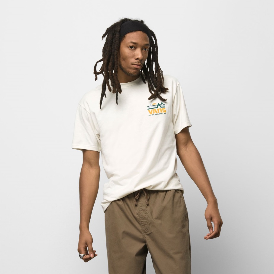 Mt Vans T-shirt αντίκα λευκό