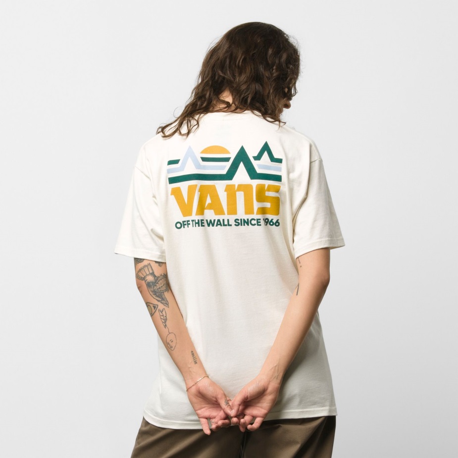 Mt Vans T-shirt αντίκα λευκό