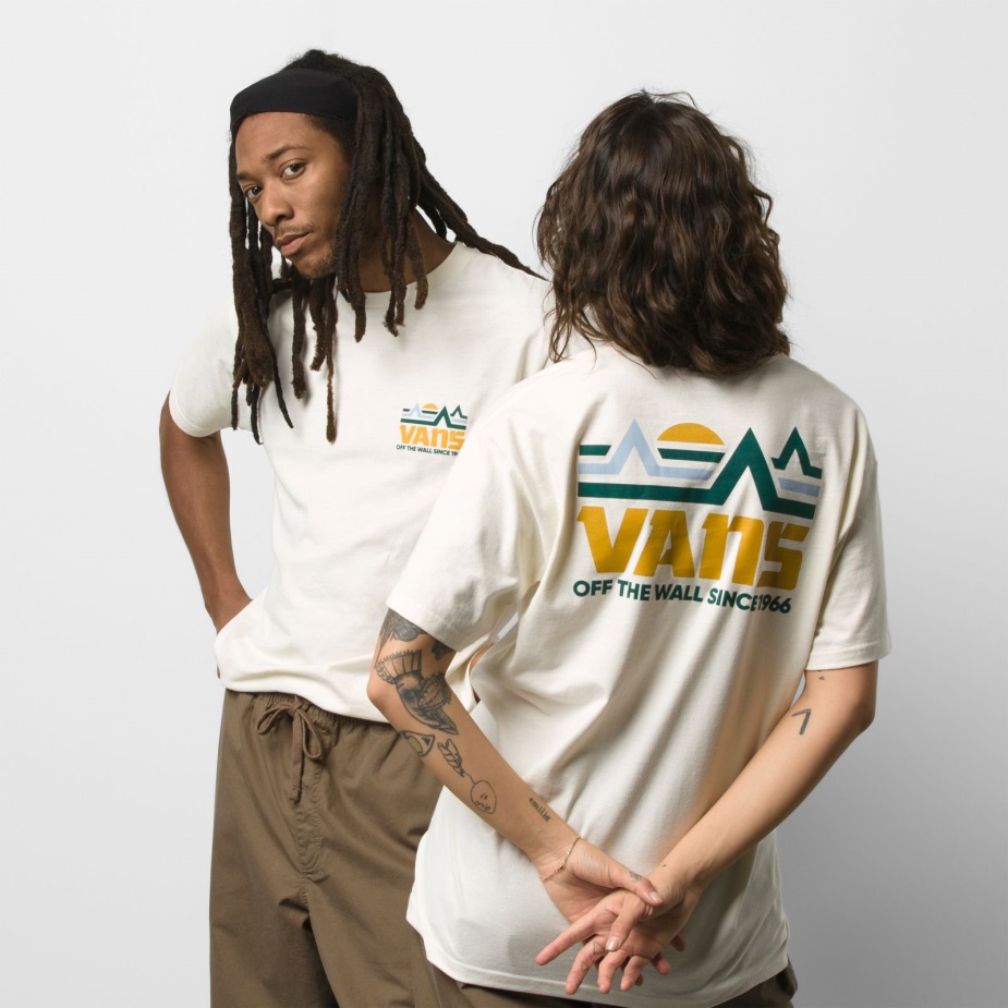 Mt Vans T-shirt αντίκα λευκό