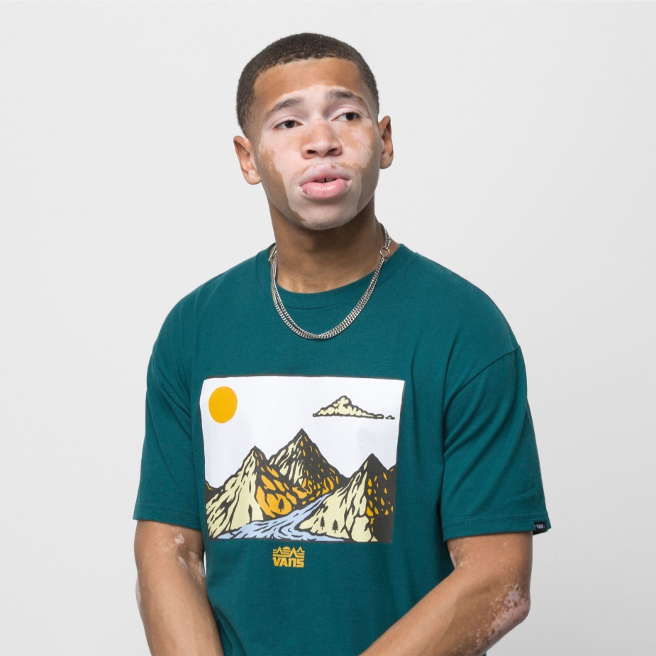 Mt Vans T-shirt βαθύ γαλαζοπράσινο