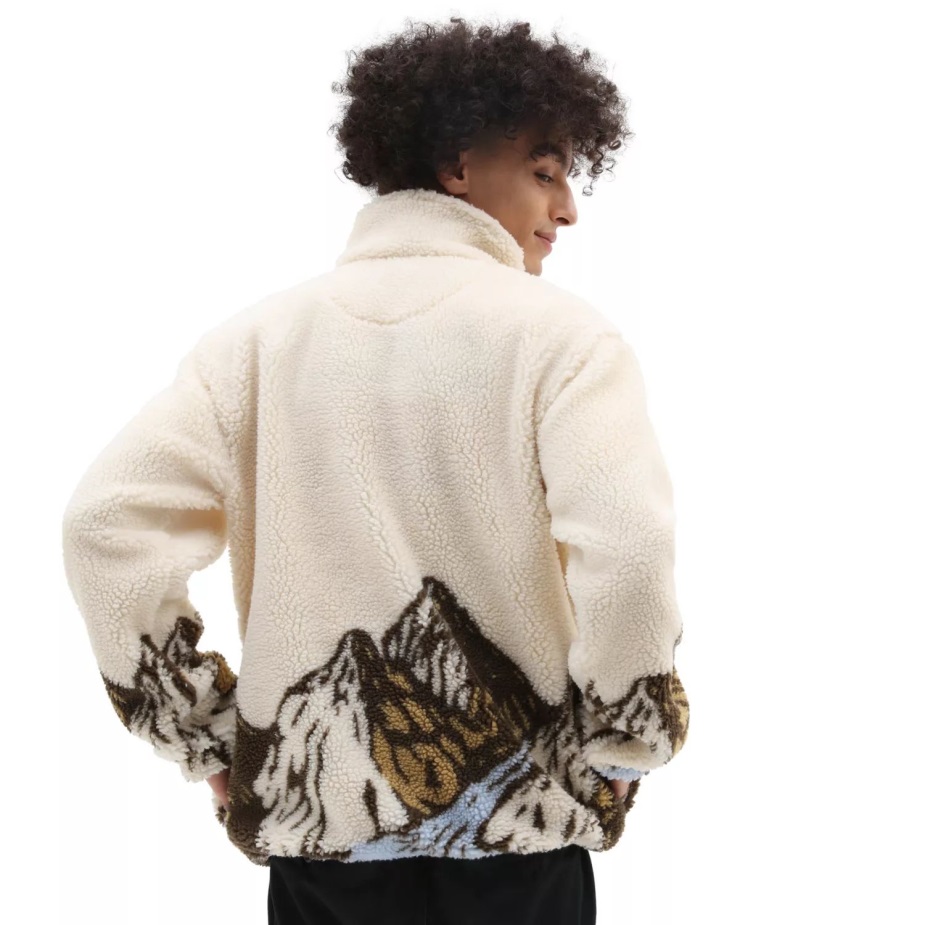 Mt Vans τέταρτο φερμουάρ λευκό