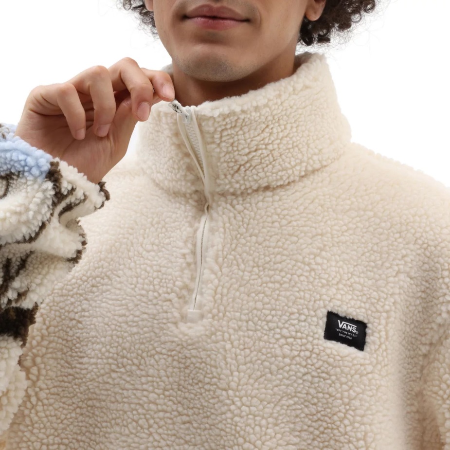 Mt Vans τέταρτο φερμουάρ λευκό