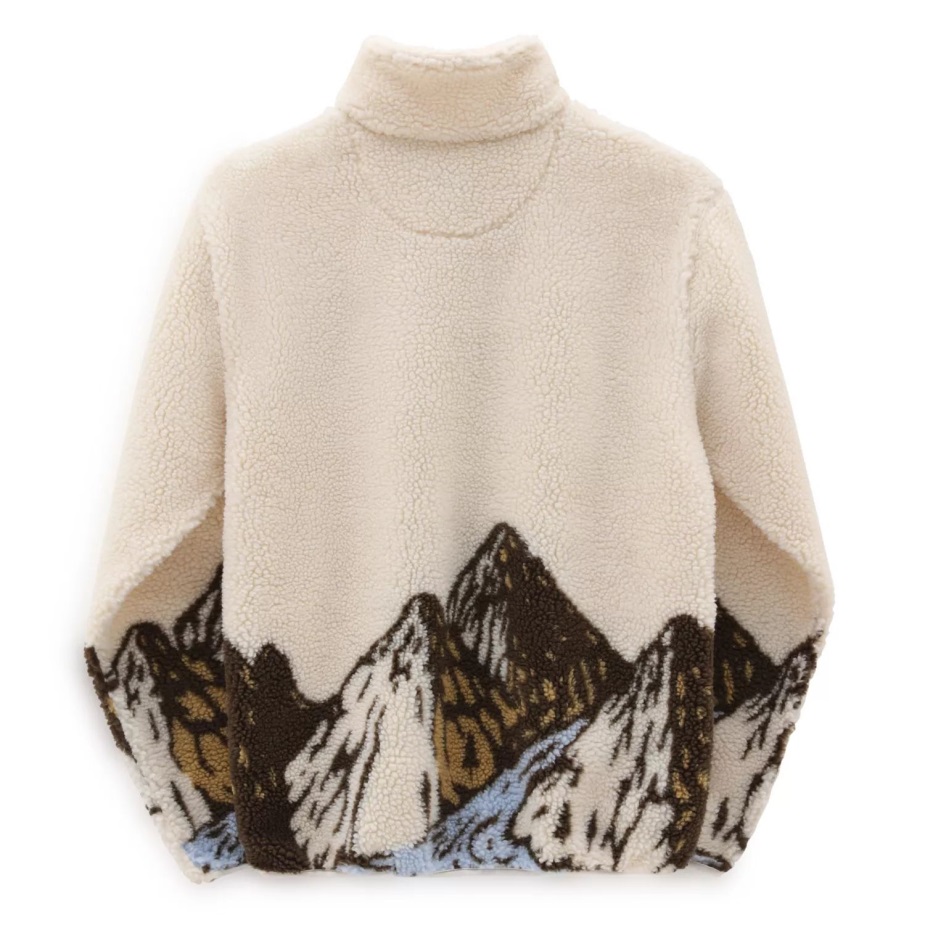 Mt Vans τέταρτο φερμουάρ λευκό