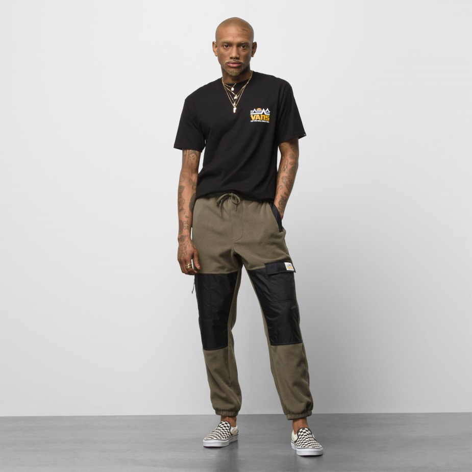 Mt Vans χαλαρό φύλλο σταφυλιού παντελόνι Fleece