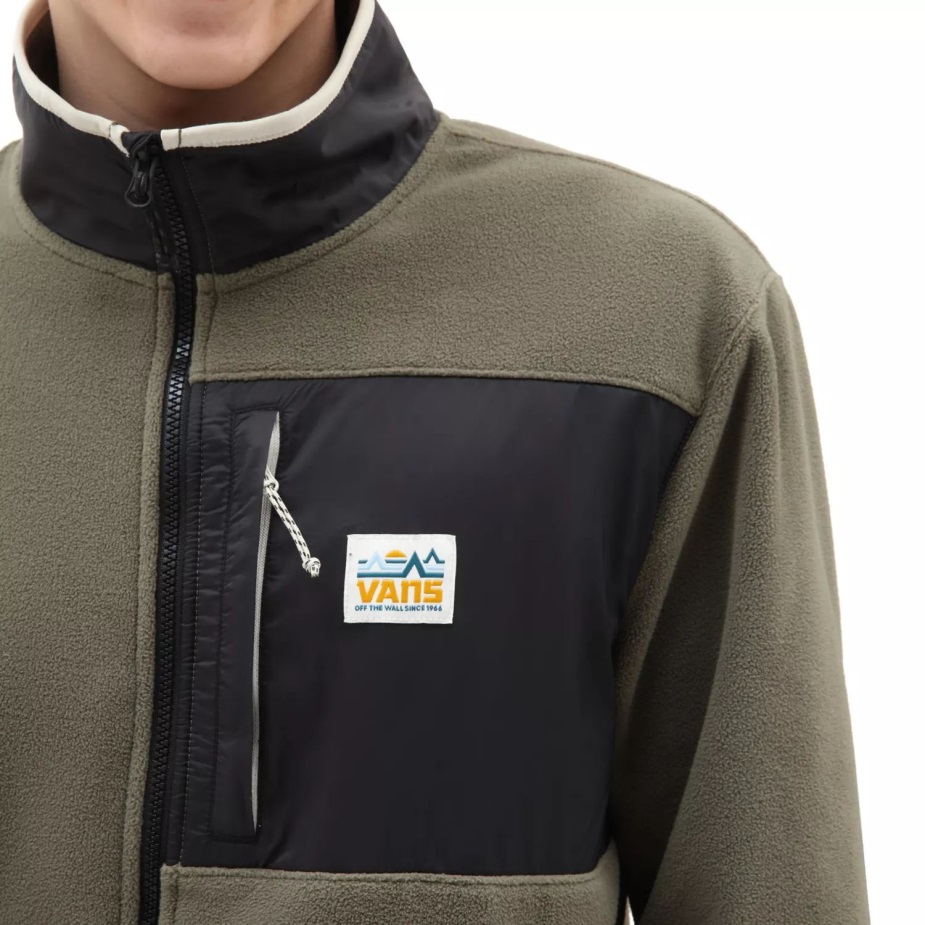 Mt φορτηγά με πλήρες φερμουάρ μαύρο-πράσινο