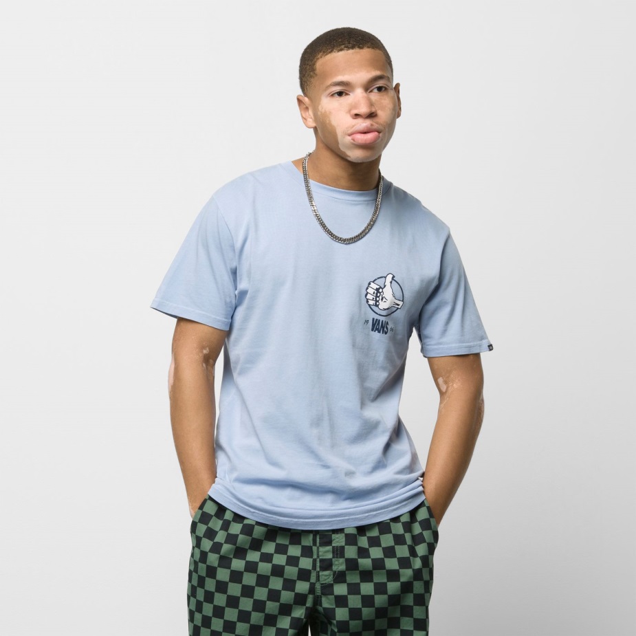 Vans 66 Thumbs Up T-shirt κασμίρ μπλε
