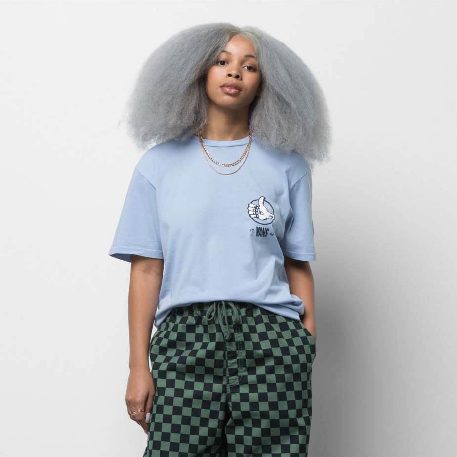 Vans 66 Thumbs Up T-shirt κασμίρ μπλε