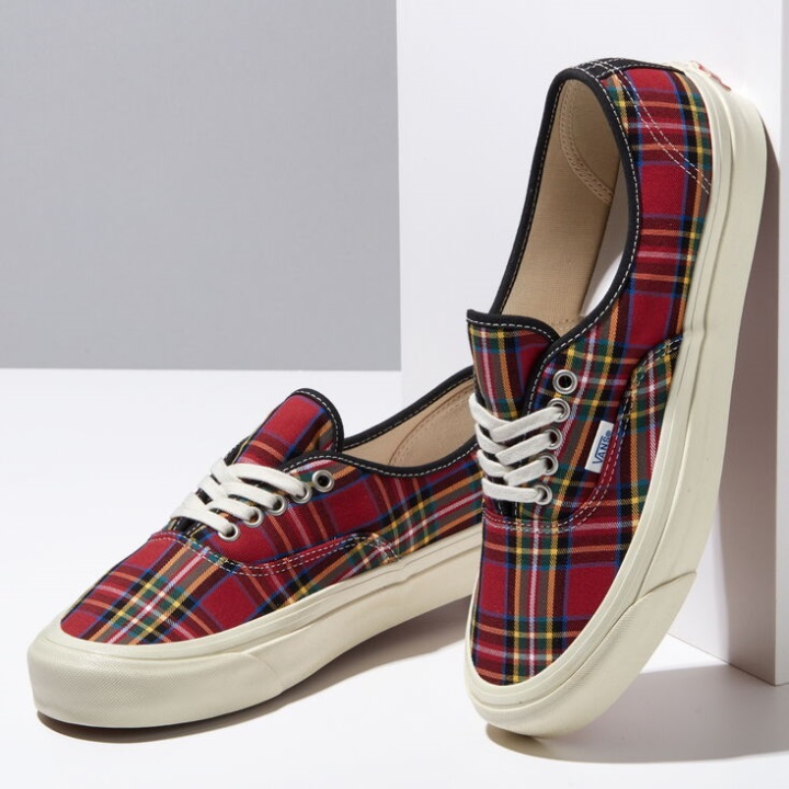 Vans Anaheim Factory Og καρό αυθεντικό 44 Dx Og καρό κόκκινο-πράσινο