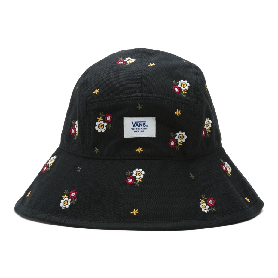 Vans Anaheim Floral κουβά καπέλο μαύρο