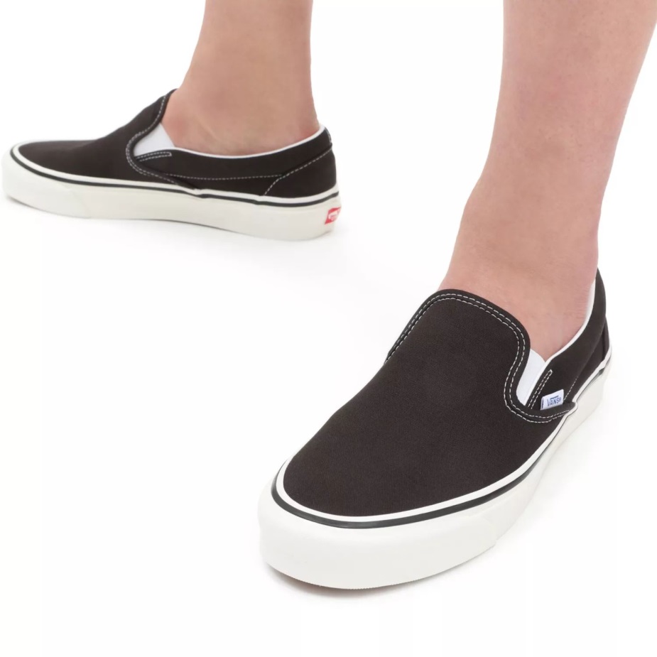 Vans Anaheim εργοστασιακά κλασικά Slip-on 98 Dx παπούτσια μαύρα