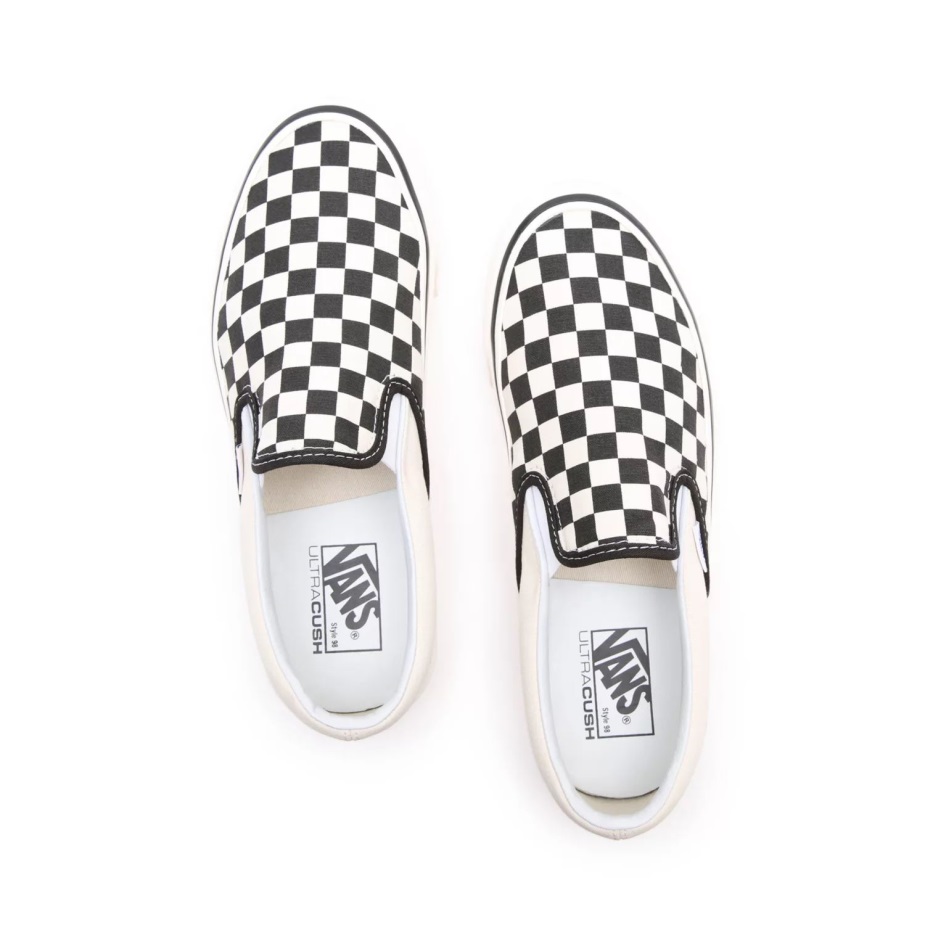 Vans Anaheim εργοστασιακά κλασικά Slip-on 98 Dx παπούτσια μαύρο-άσπρο