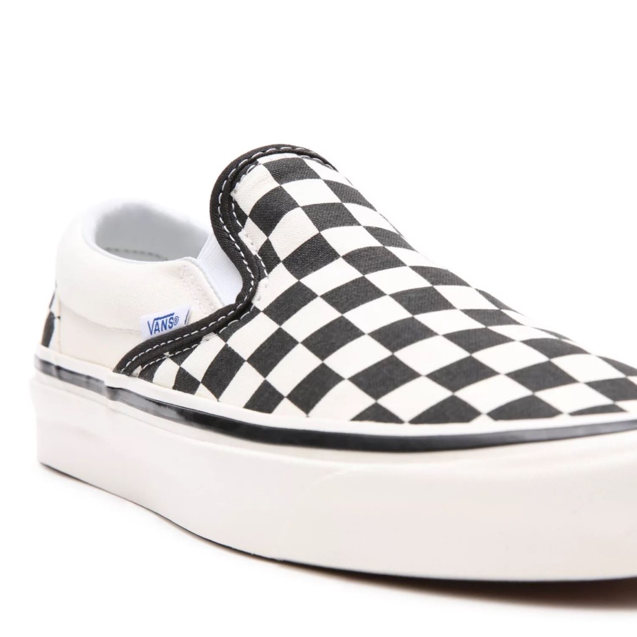 Vans Anaheim εργοστασιακά κλασικά Slip-on 98 Dx παπούτσια μαύρο-άσπρο
