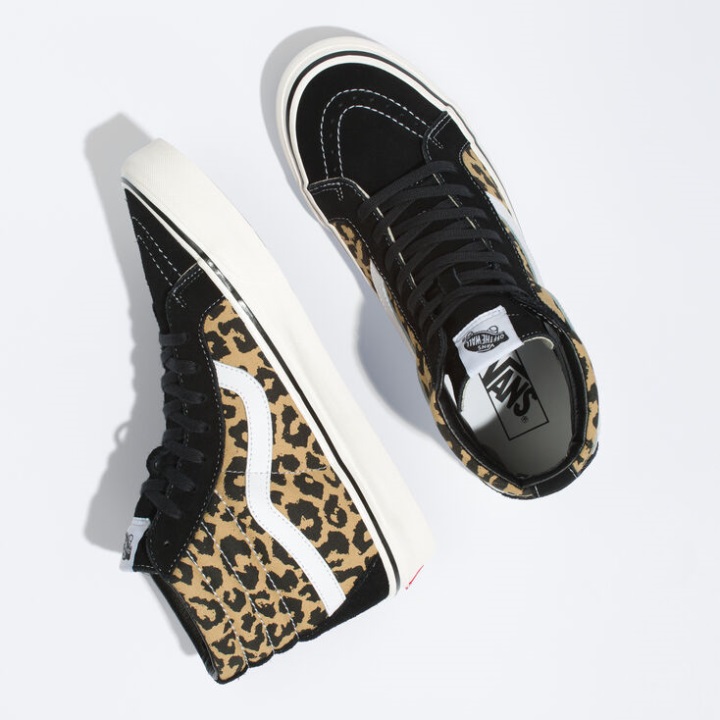 Vans Anaheim εργοστασιακό Sk8-hi 38 Dx Black-tan Leopard