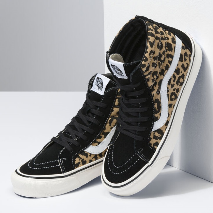 Vans Anaheim εργοστασιακό Sk8-hi 38 Dx Black-tan Leopard