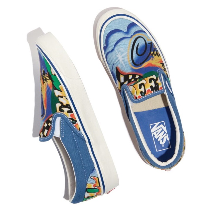 Vans Anaheim εργοστασιακό κλασικό Slip-on 98 Dx Airbrush-true White