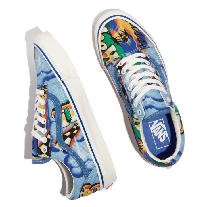 Vans Anaheim εργοστασιακό παλιό Skool 36 Dx Airbrush-true White