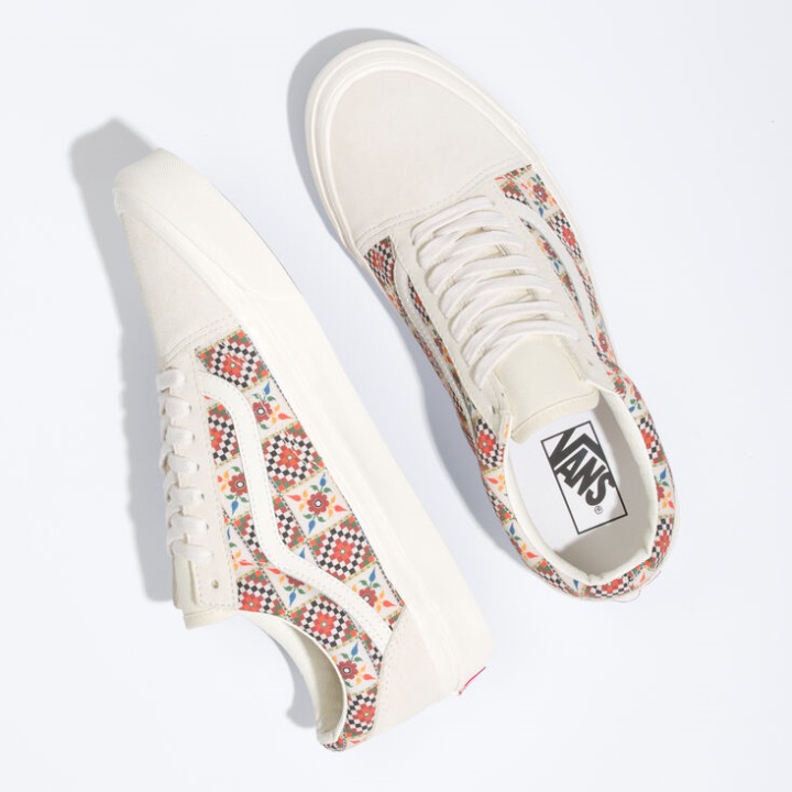 Vans Anaheim εργοστασιακό παλιό Skool 36 Dx αντίκα λευκό