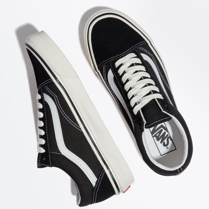Vans Anaheim εργοστασιακό παλιό Skool 36 Dx μαύρο-αληθινό λευκό