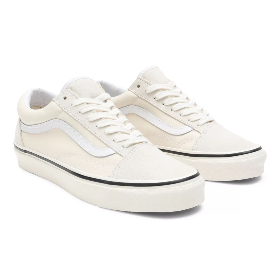 Vans Anaheim εργοστασιακό παλιό Skool 36 Dx παπούτσια λευκά