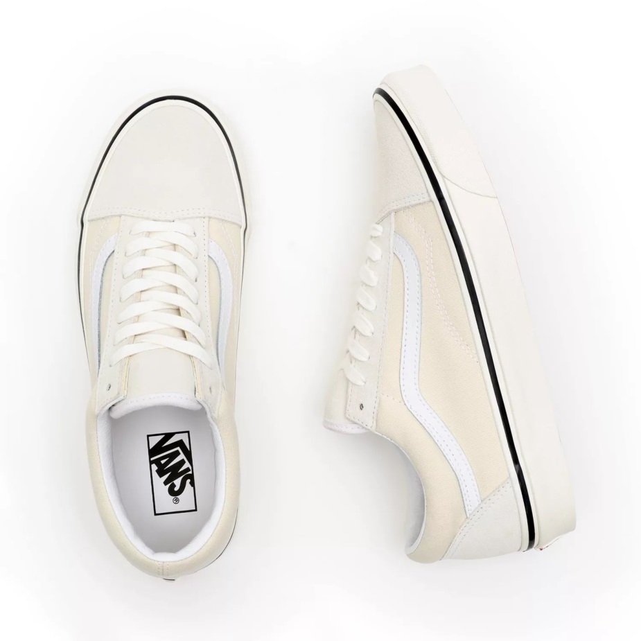 Vans Anaheim εργοστασιακό παλιό Skool 36 Dx παπούτσια λευκά