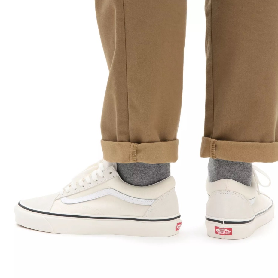 Vans Anaheim εργοστασιακό παλιό Skool 36 Dx παπούτσια λευκά