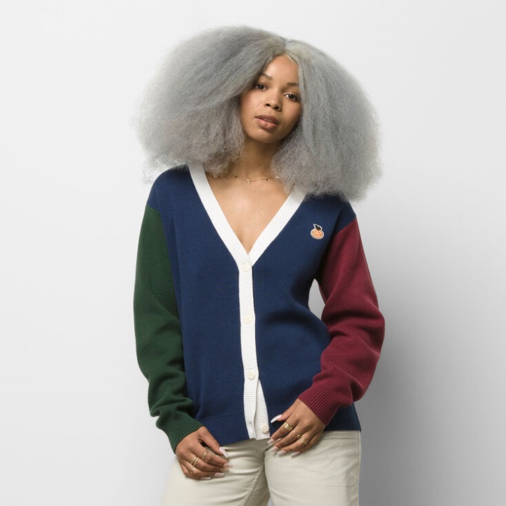 Vans Anaheim και ζακέτα κοστούμι μπλουζ