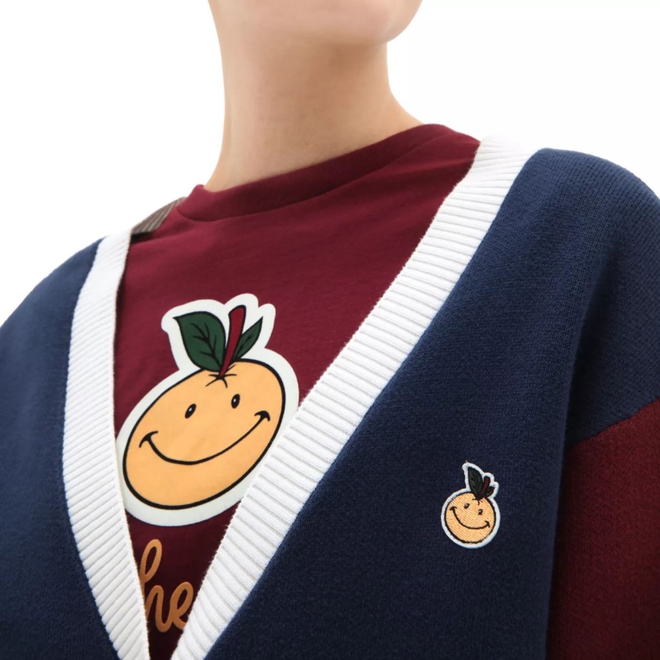 Vans Anaheim και μπλε ζακέτα