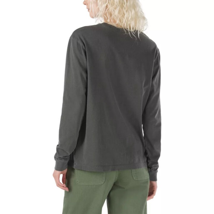 Vans Anaheim κεντήματα πλύσης Floral μακρυμάνικο μπλουζάκι Boyfriend μαύρο