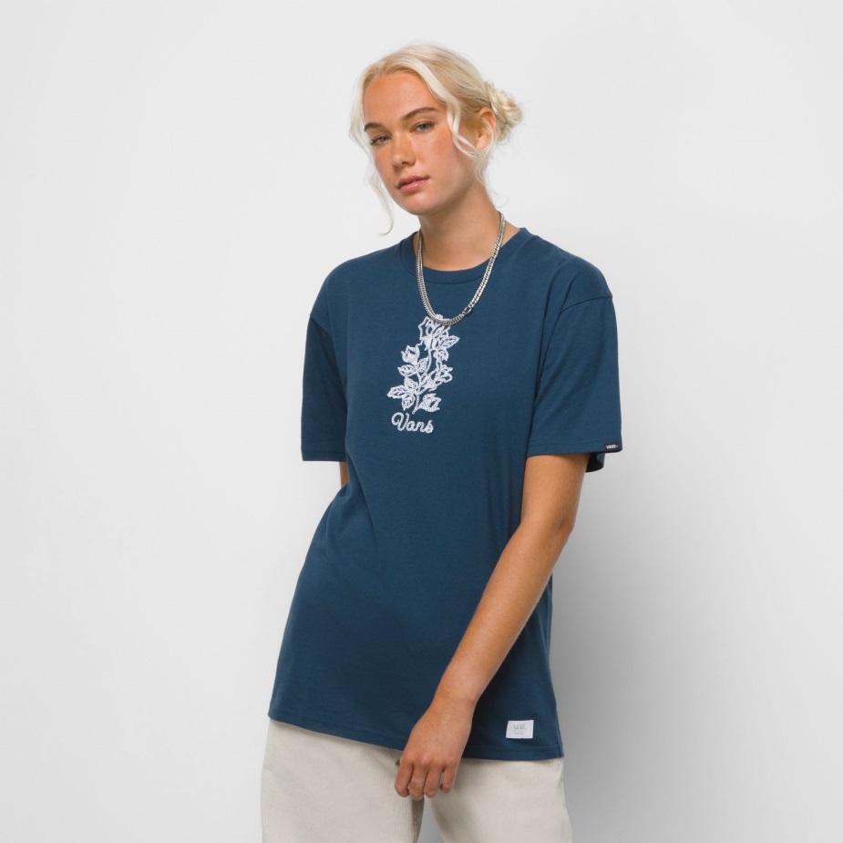 Vans Anaheim ροζ μπλουζάκι φόρεμα μπλουζ