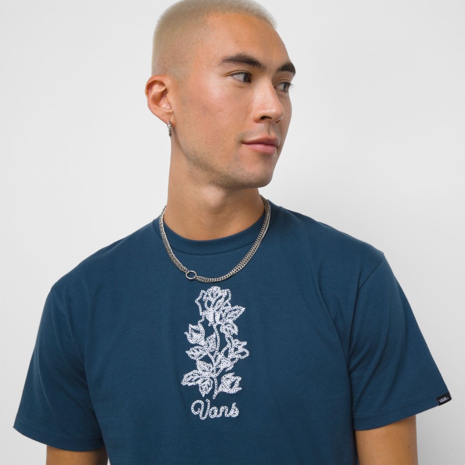 Vans Anaheim ροζ μπλουζάκι φόρεμα μπλουζ