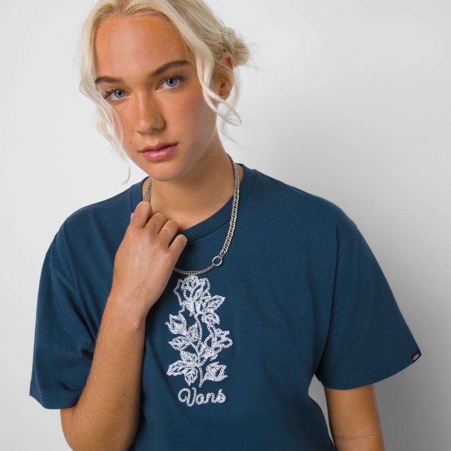 Vans Anaheim ροζ μπλουζάκι φόρεμα μπλουζ