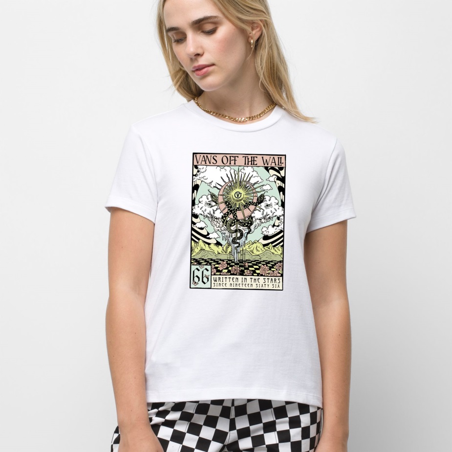 Vans Arcana Ss Crew Tee λευκό