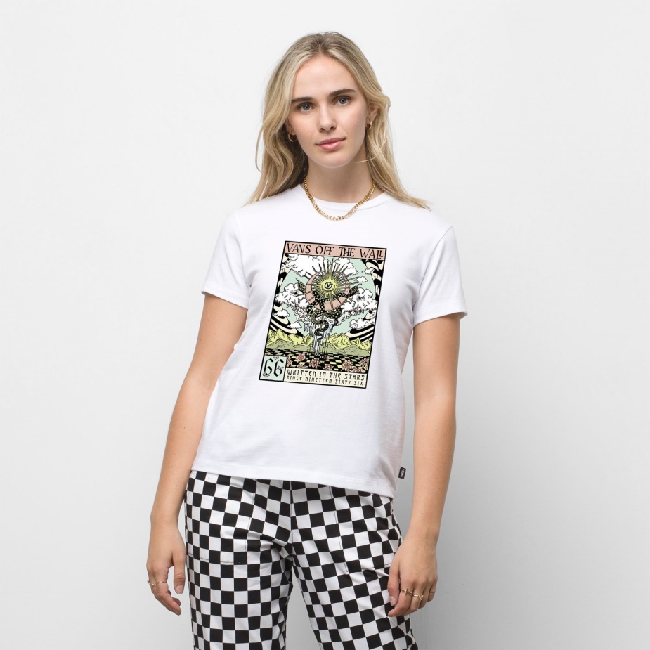 Vans Arcana Ss Crew Tee λευκό