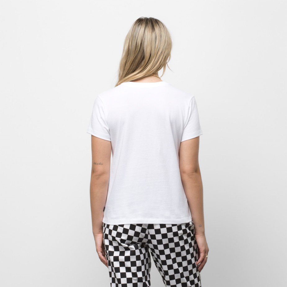 Vans Arcana Ss Crew Tee λευκό