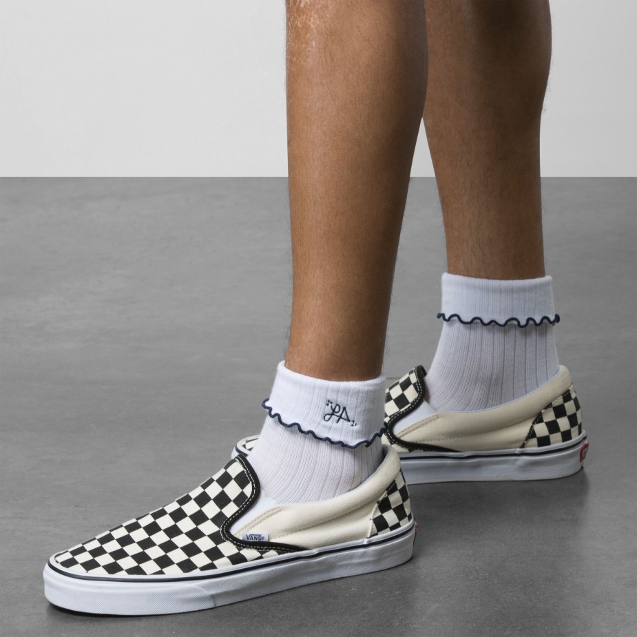 Vans Armanto βολάν κάλτσα 65-10 λευκή