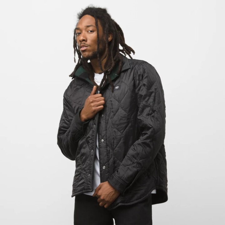 Vans Armstrong αναστρέψιμο πουκάμισο μπουφάν πλάτανο-μαύρο