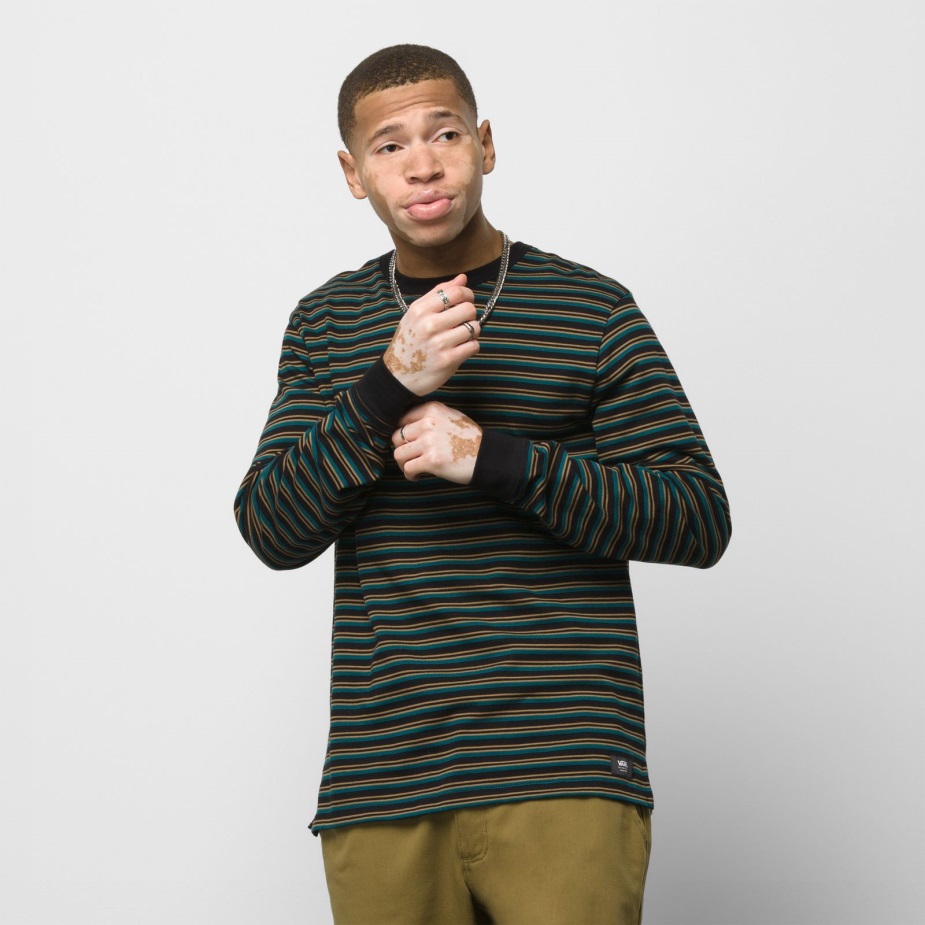 μαύρο-βαθύ γαλαζοπράσινο