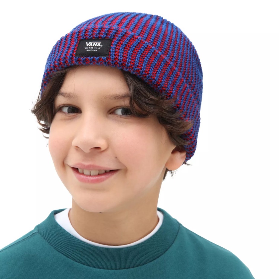 Vans Biggs Waffle Beanie Kids Blue
