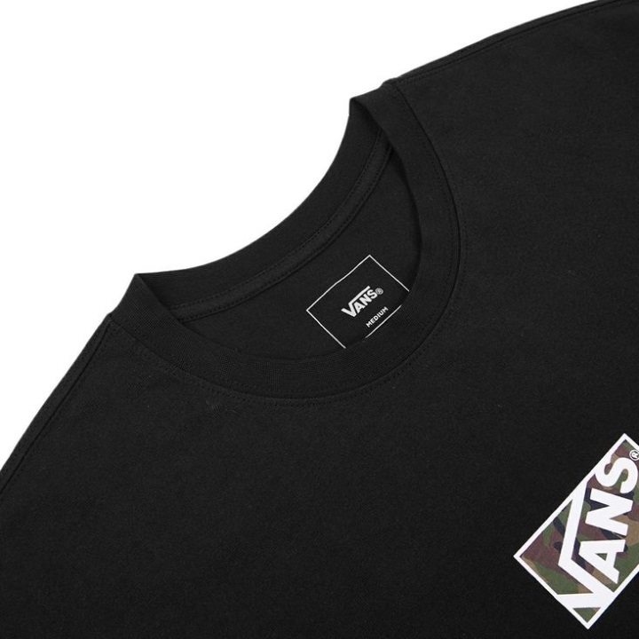 Vans Box Liner Otw μακρυμάνικο μπλουζάκι μαύρο