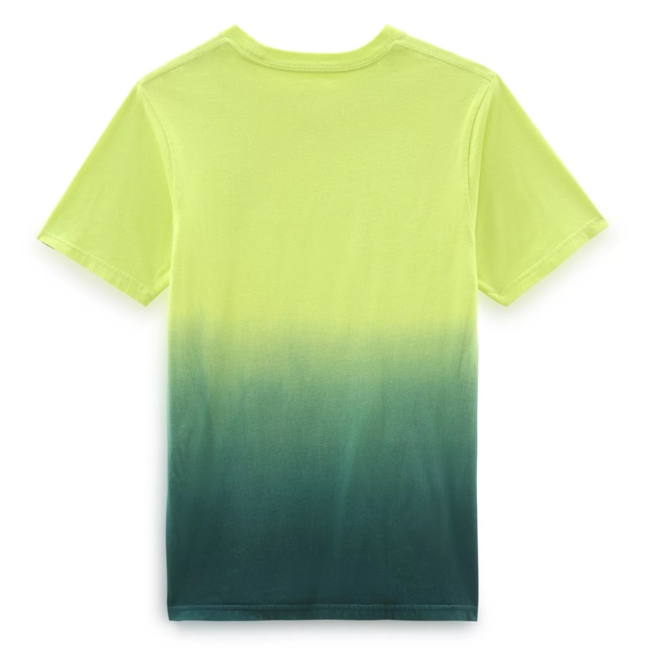 Vans Boys Dip Dye T-shirt (8-14 ετών) πράσινο-κίτρινο