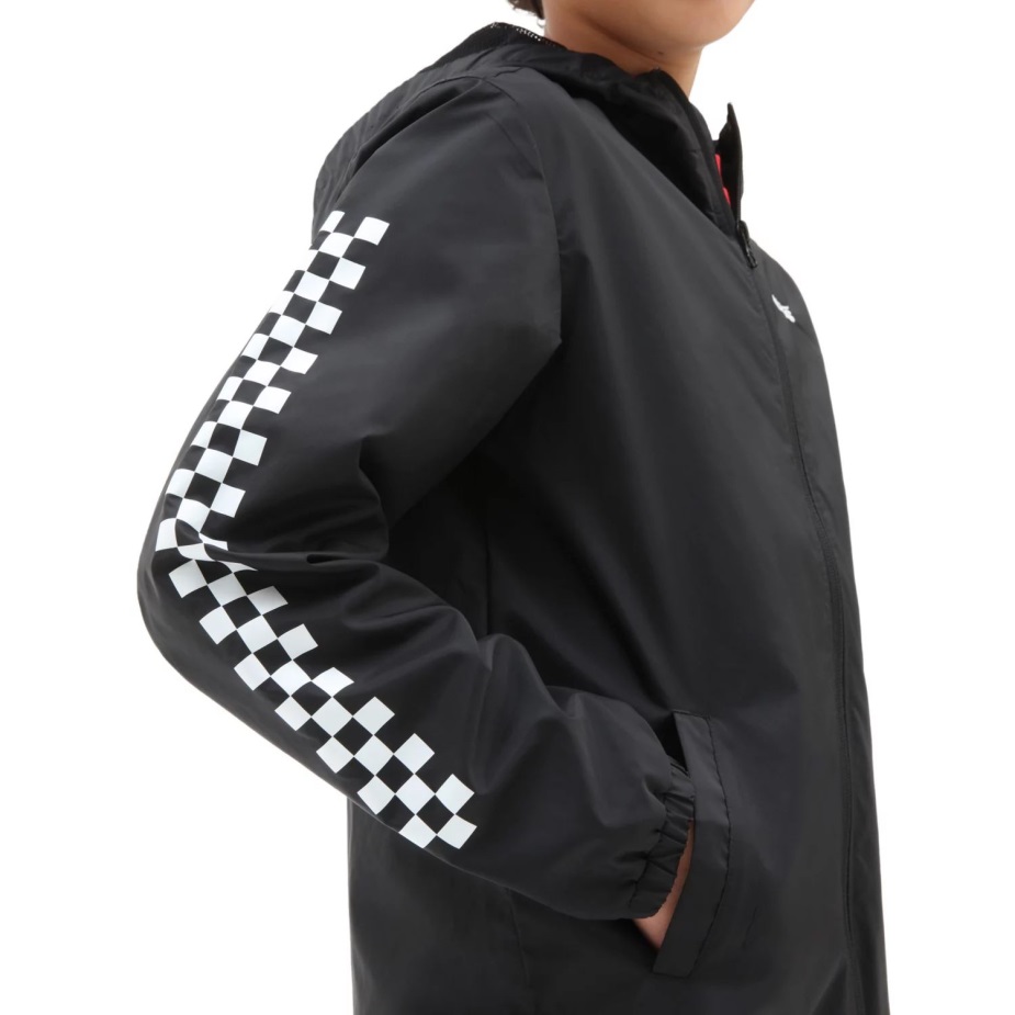 Vans Boys Garnett αντιανεμικό μπουφάν (8-14 ετών) μαύρο