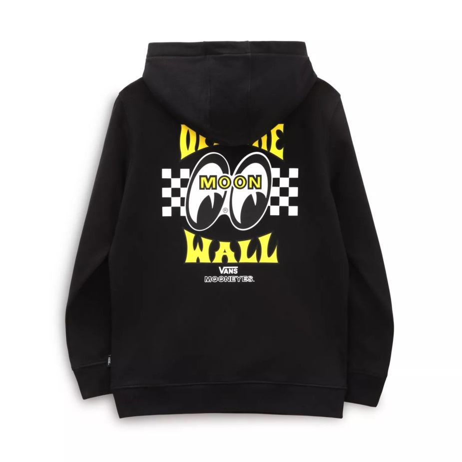 Vans Boys Mooneyes Hoodie Hoodie (8-14 ετών) μαύρο