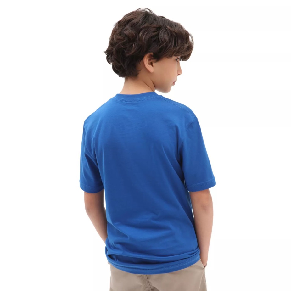 Vans Boys μπλουζάκι κουτί με στάμπα (8-14 ετών) μπλε