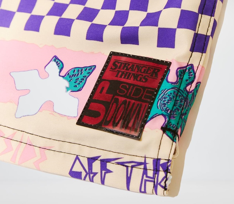 Vans California ριγέ βόλεϊ σορτς ροζ