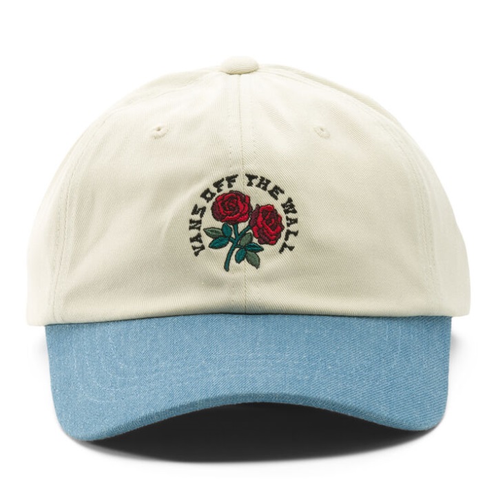 Vans Camburn κυρτό χαρτονόμισμα καπέλο τζόκεϊ αντίκα λευκό