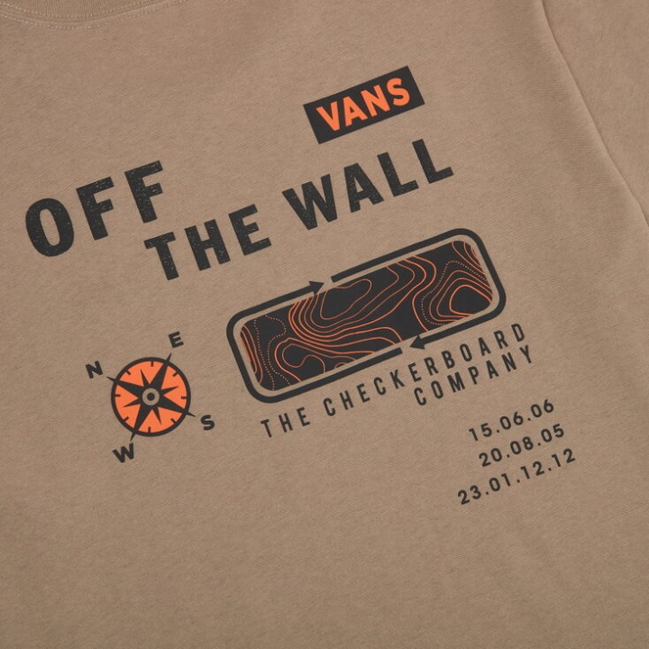 Vans Camper Sl λογότυπο κοντομάνικο μπλουζάκι Desert Taupe