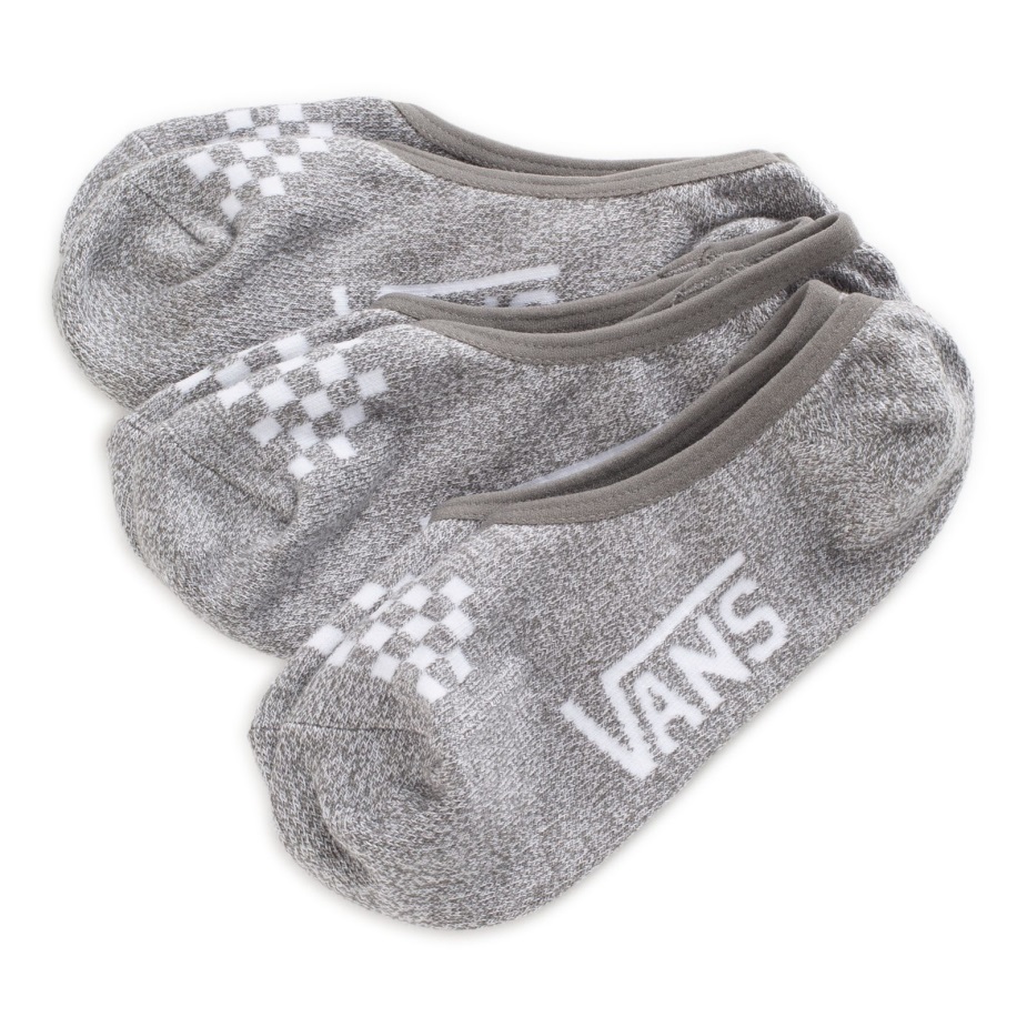 Vans Canoodle Canoodle κάλτσες 3 μέγεθος συσκευασίας 65-10 γκρι ρείκι-λευκό